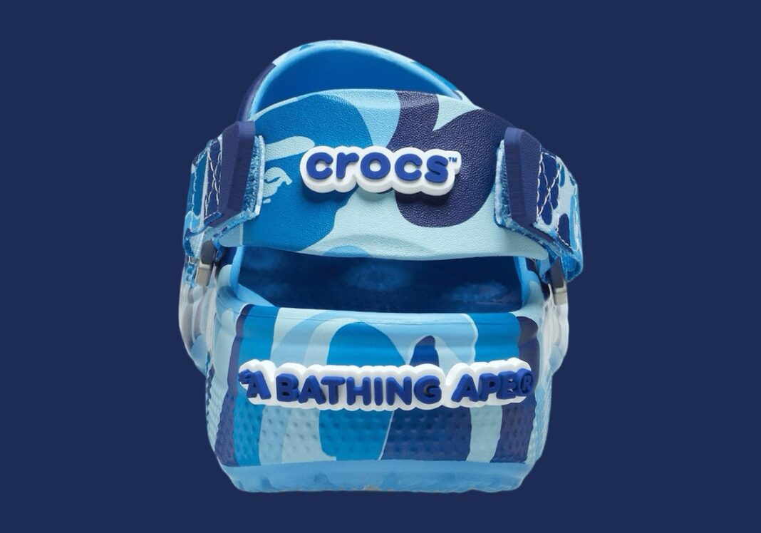 BAPE X CROCS CLASSIC CLOG BLUE