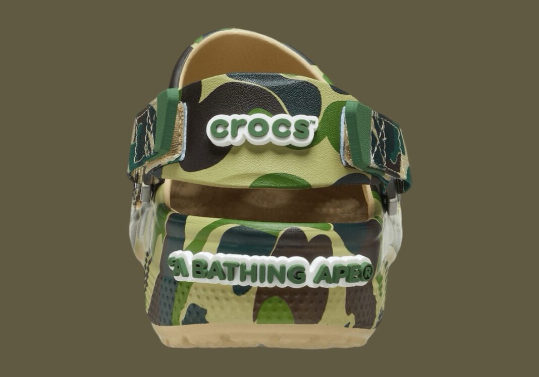 BAPE X CROCS CLASSIC CLOG GREEN