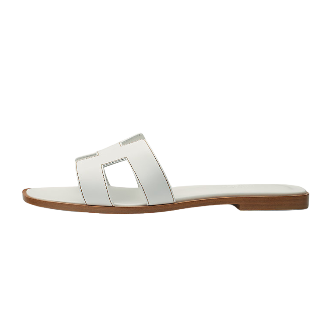 HERMES ORAN SANDAL BLANC (W) – Auto Kicks PH - Main Image
