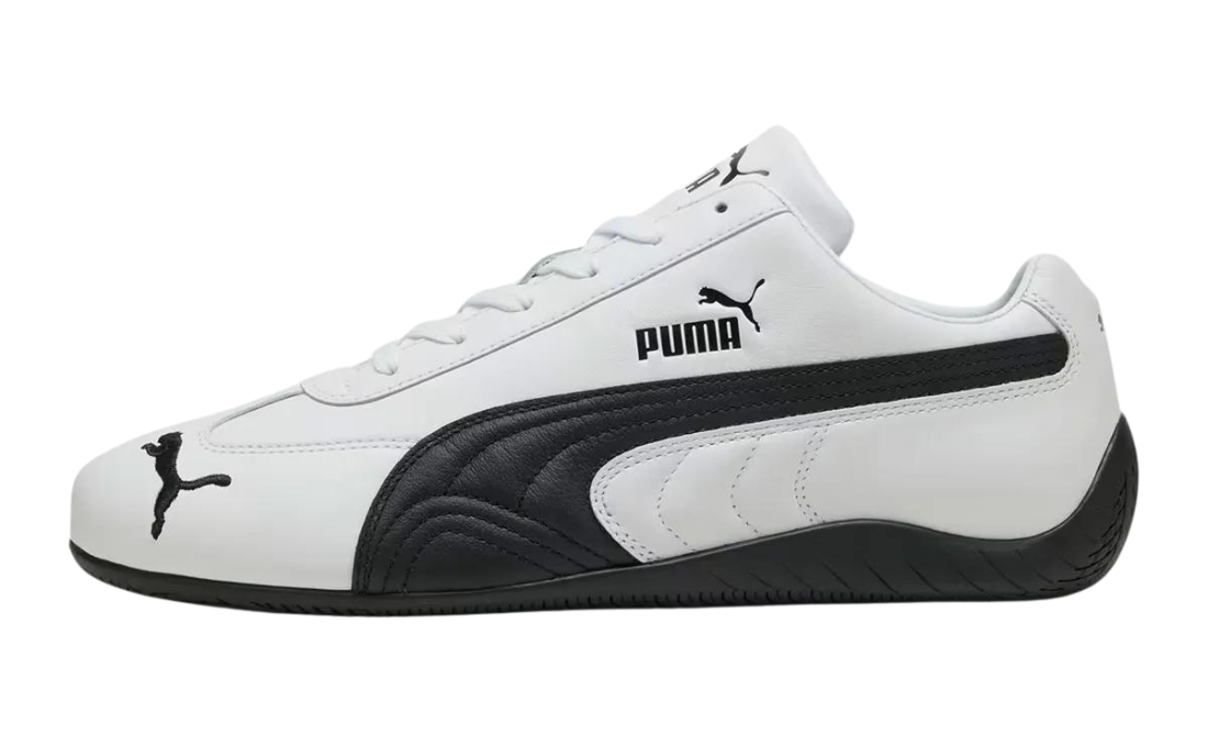 PUMA SPEEDCAT OG LEATHER WHITE BLACK Auto Kicks PH