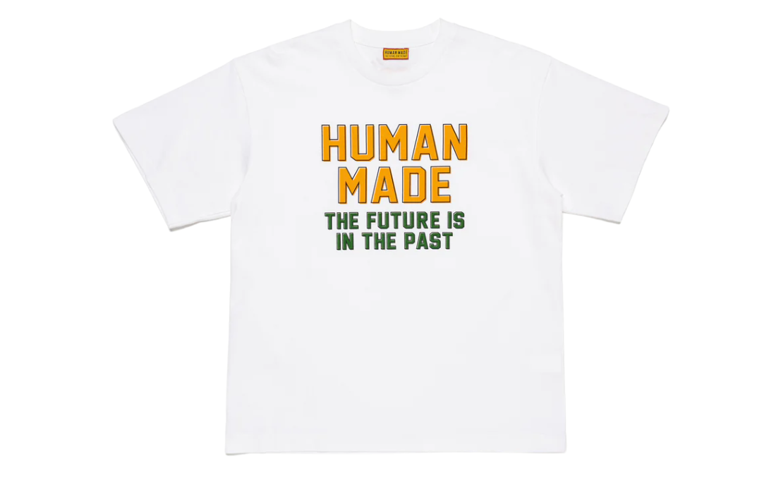 HUMAN MADE THE FUTURE IN IN THE PAST SHIRT WHITE