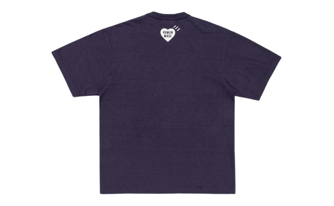 HUMAN MADE THE FUTURE IS IN THE PAST SHIRT NAVY