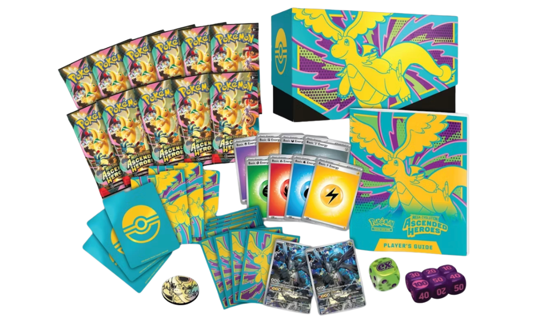 Pokémon Mega Evolution Ascended Heroes Elite Trainer Box