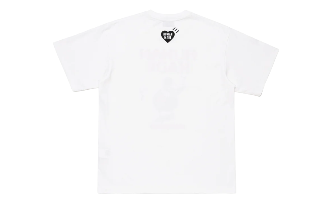 HUMAN MADE THE FUTURE IS IN THE PAST SHIRT WHITE