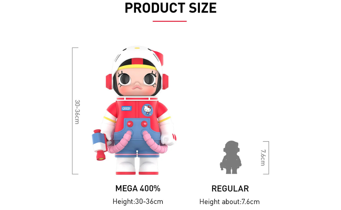 MEGA SPACE MOLLY 400% Sanrio Characters Series - 1 Blind Box