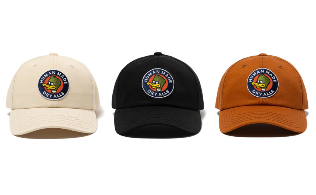 HUMAN MADE 6PANEL TWILL CAP WHITE