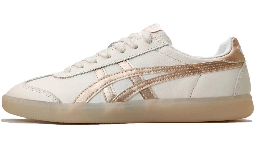 Onitsuka white and gold sales