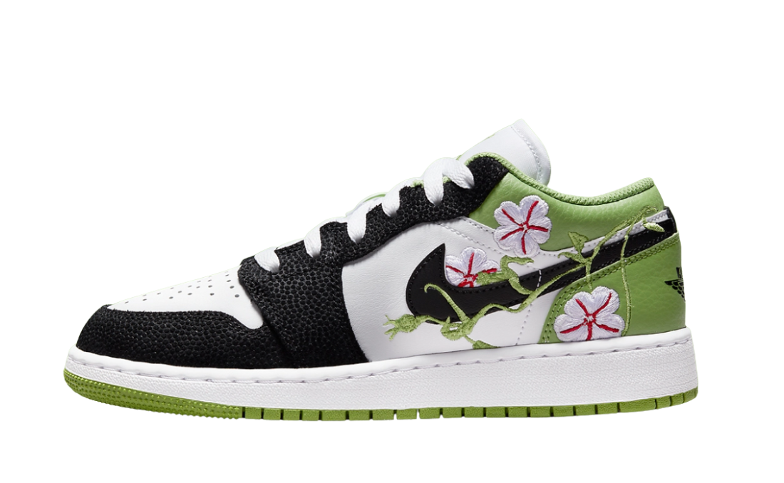Air Jordan 1 Low SE Floral Vines (GS)