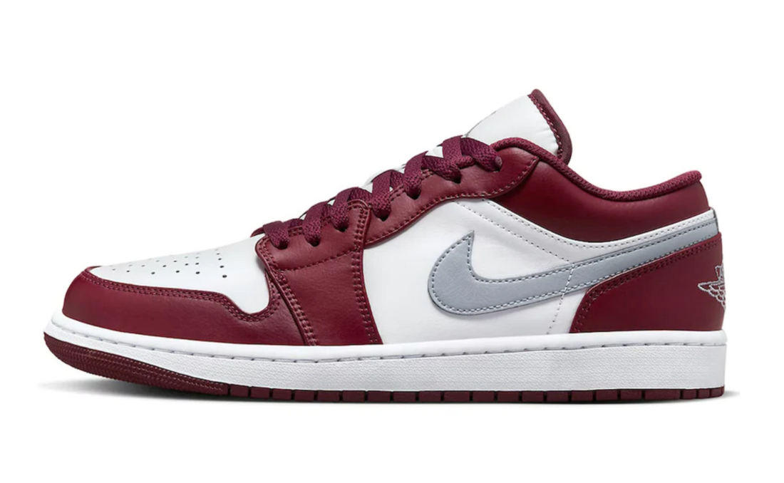 Air Jordan 1 Low White Bordeaux