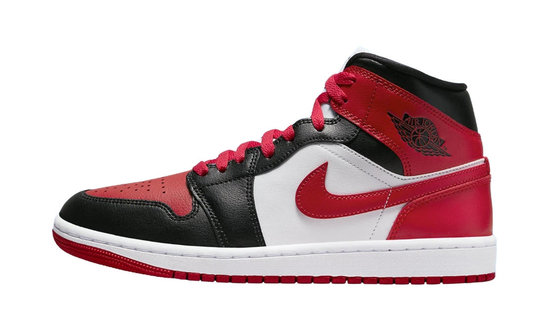 Air Jordan 1 Mid Alternate Bred Toe GS Auto Kicks PH