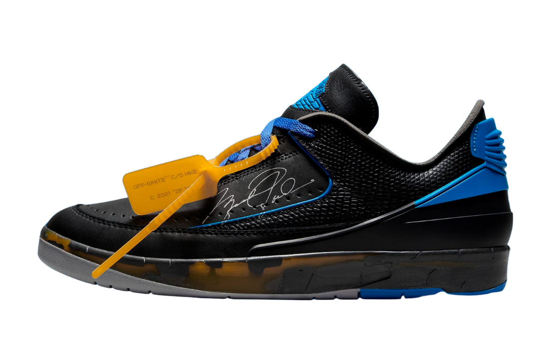 Air Jordan 2 Off-White Black Blue