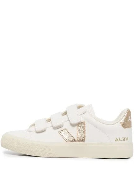 Veja Recife Chromefree Leather White Gold W