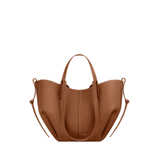 Polene Cyme Mini Textured Camel