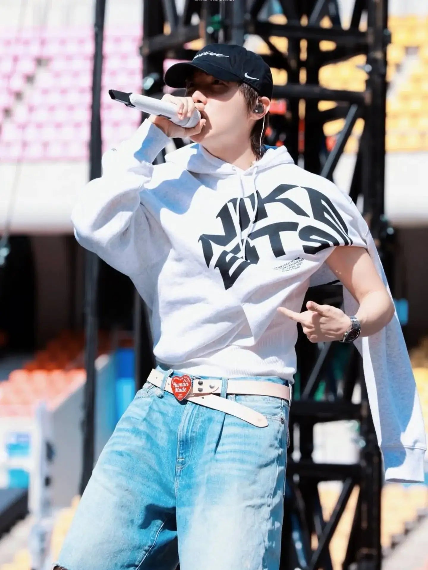 Nike x BTS 'Arirang' World Tour Hoodie Gray