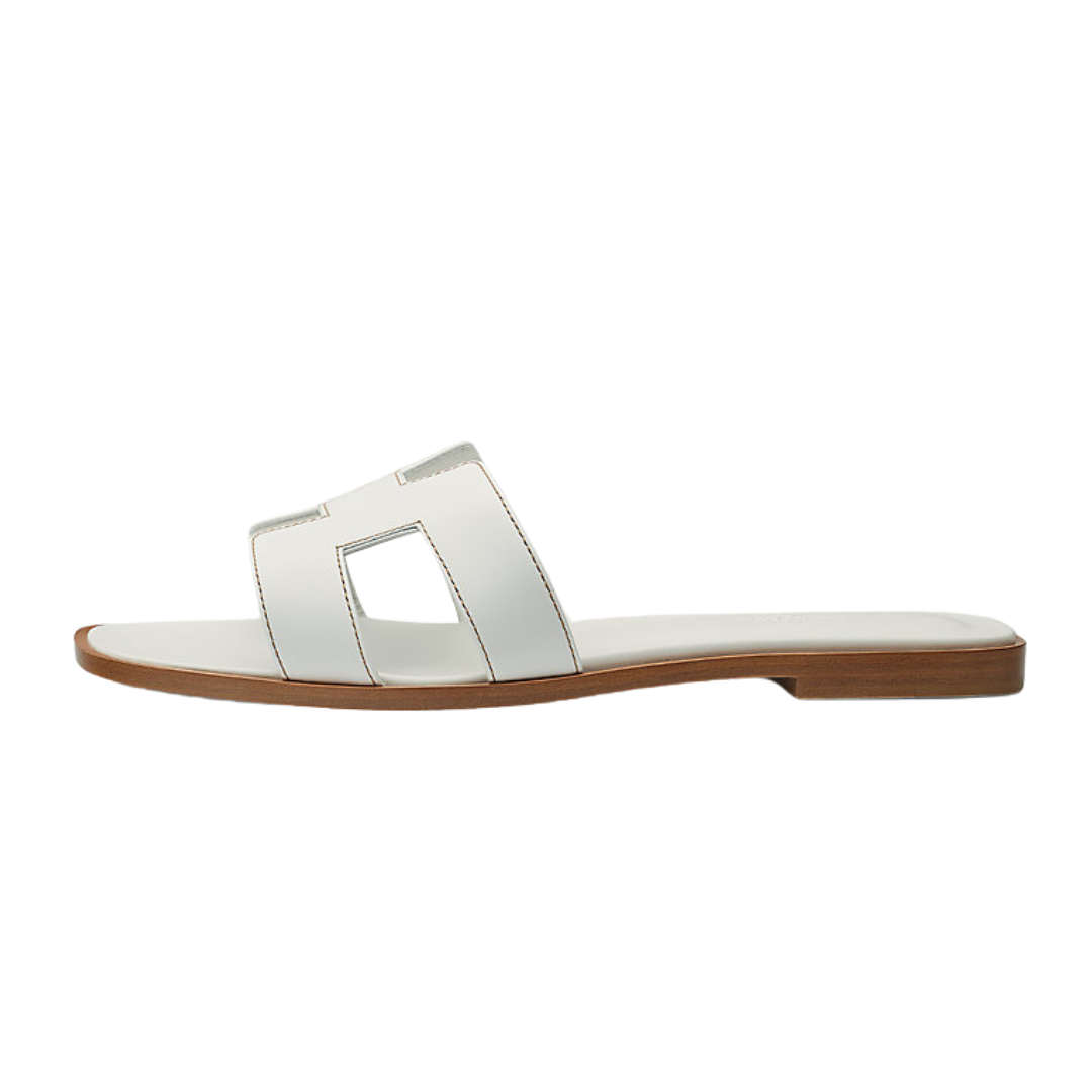 HERMES ORAN SANDAL BLANC (W)