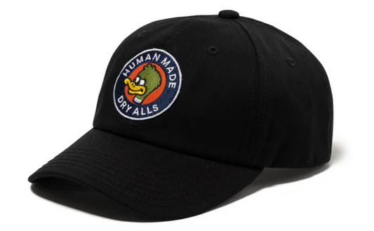 HUMAN MADE 6PANEL TWILL CAP BLACK