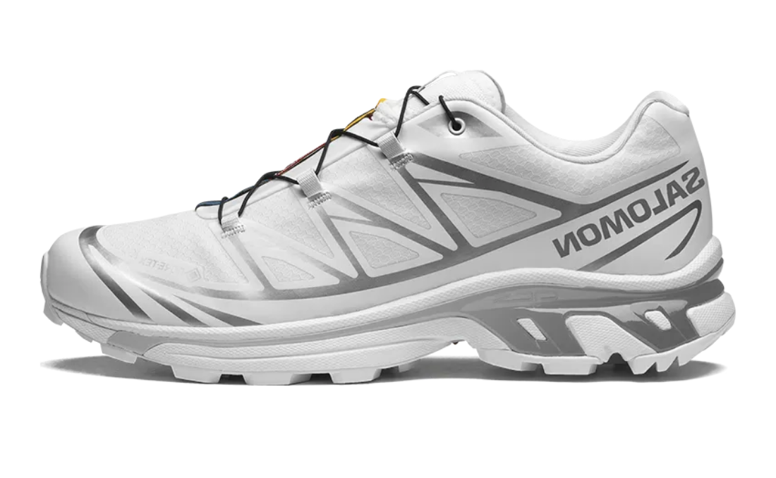 SALOMON XT-6 GORE-TEX White Silver