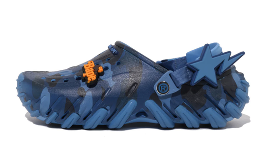 Bape X Crocs Echo Clog Blue