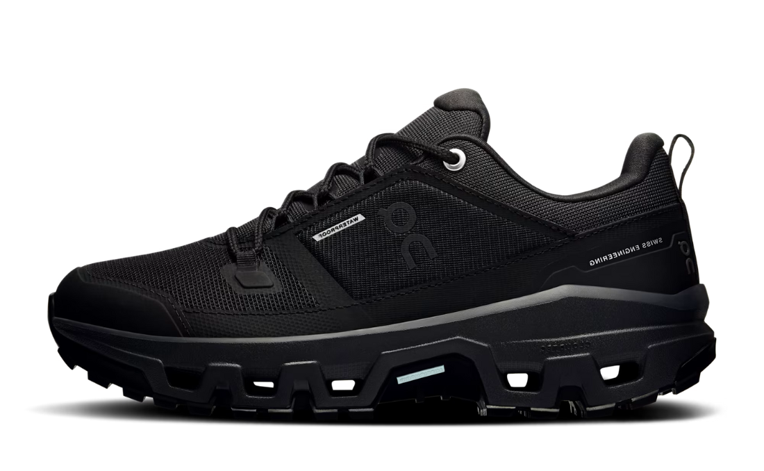 ON Cloudrock Low Waterproof Black Black (W)