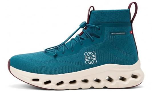 ON Cloudtilt High X Loewe Teal Oatmeal Burgundy