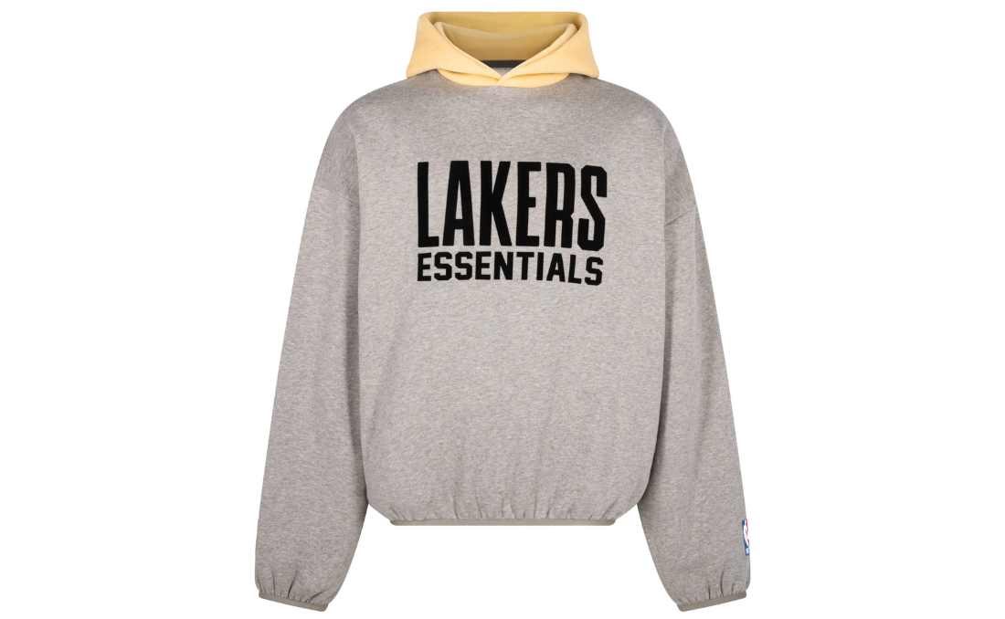 Fear of God Essentials NBA Lakers Hoodie Warm Heather