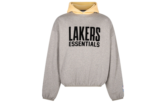 Fear of God Essentials NBA Lakers Hoodie Warm Heather