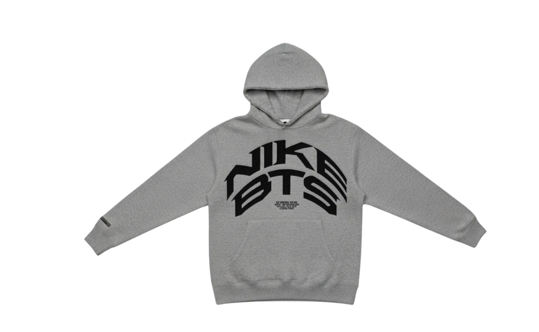 Nike x BTS 'Arirang' World Tour Hoodie Gray
