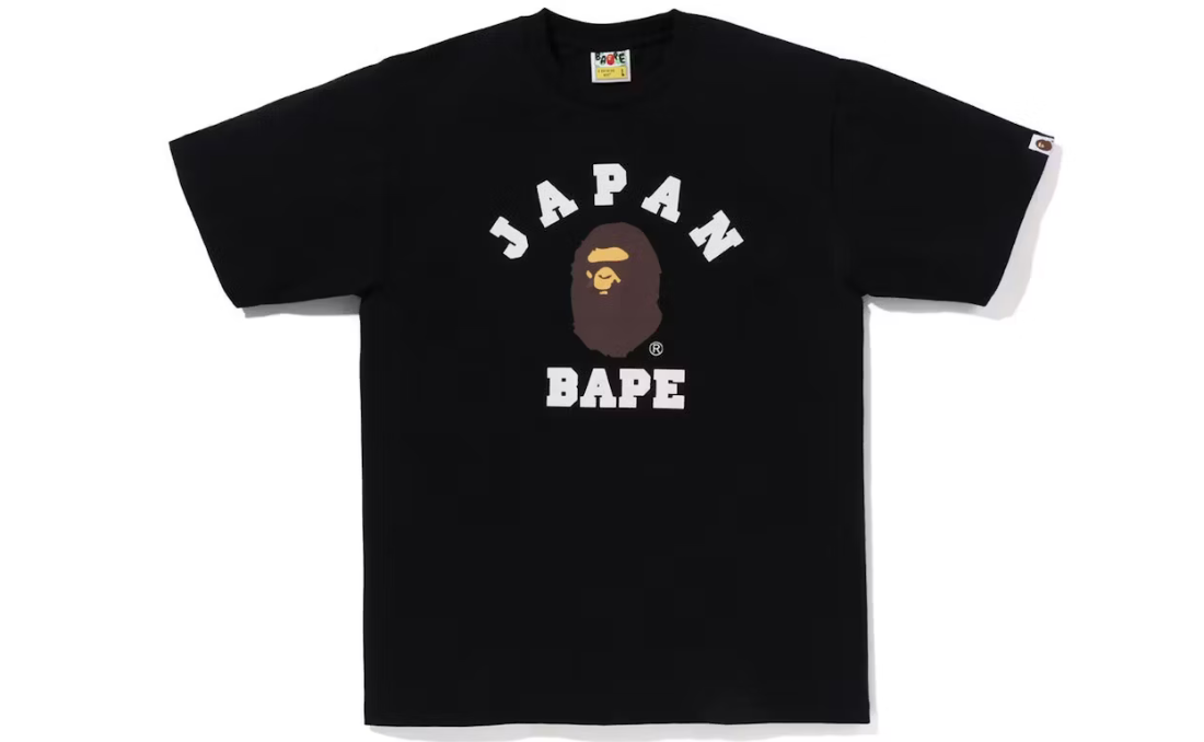 BAPE Japan College City Tee Black