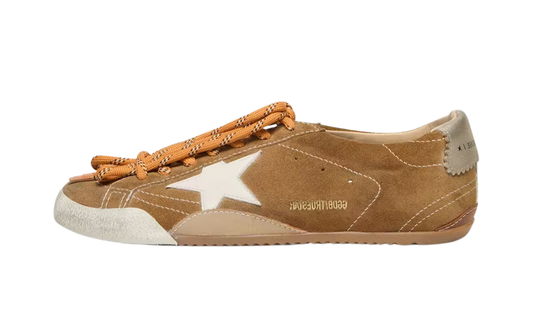 Golden Goose True Star Tobacco Suede White Star Platinum Tab