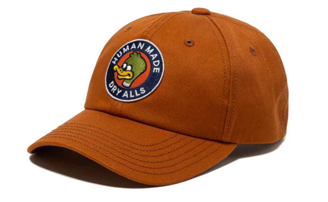 HUMAN MADE 6PANEL TWILL CAP BROWN