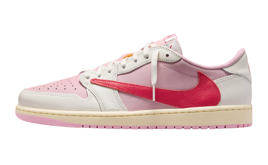 Travis Scott x Air Jordan 1 Low OG Sail Tropical Pink