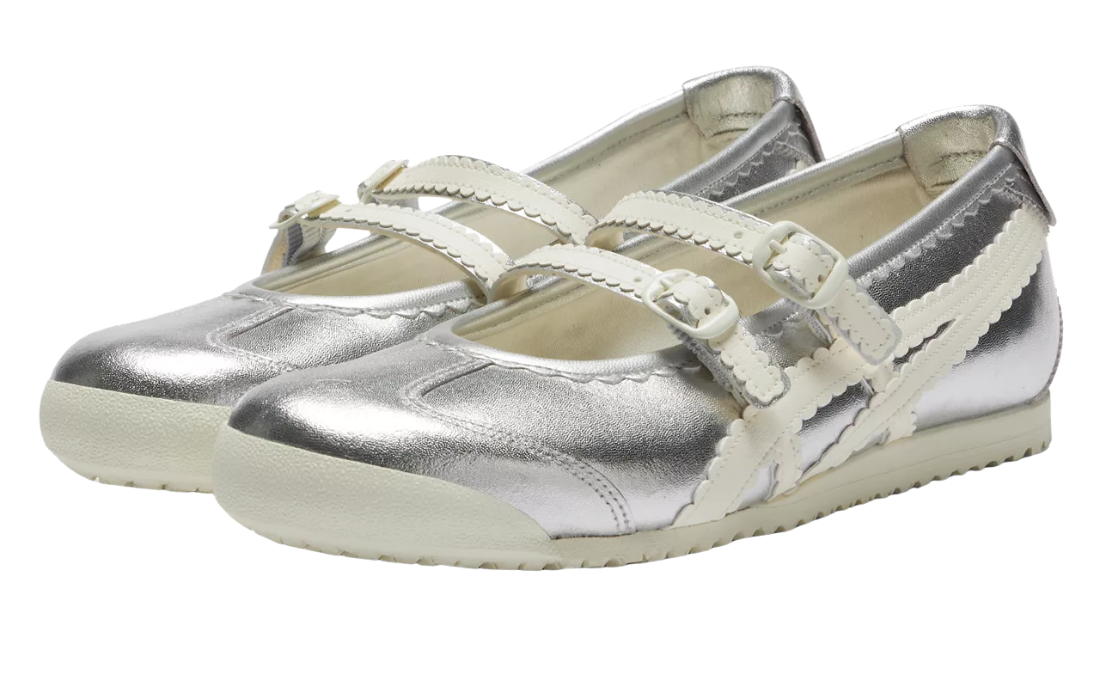 ONITSUKA TIGER MEXICO 66 BALLET SILVER CREAM (W)