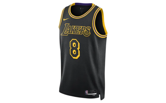 Nike Kobe Mamba Mentality Los Angeles Lakers City Edition Swingman Jersey Black