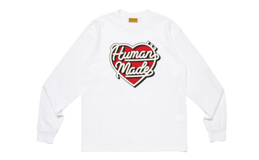 HUMAN MADE LONGSLEEVE WHITE