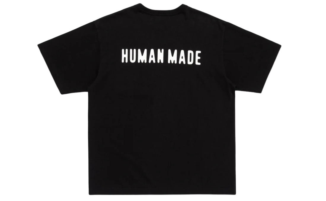 HUMAN MADE POCKET TEE MINI HEART SHIRT BLACK