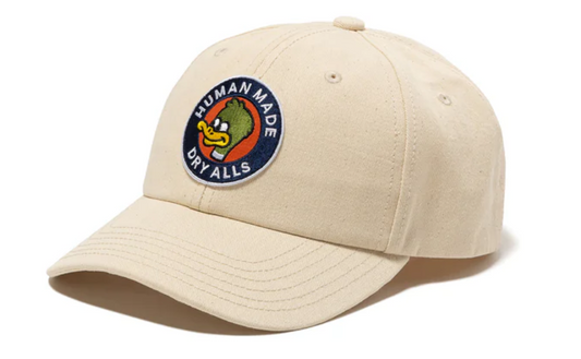 HUMAN MADE 6PANEL TWILL CAP WHITE