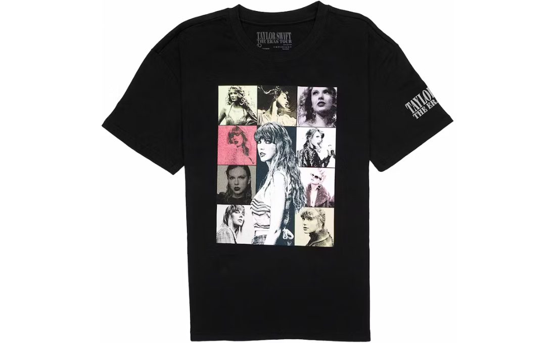 Taylor Swift The Eras Tour T-Shirt Black