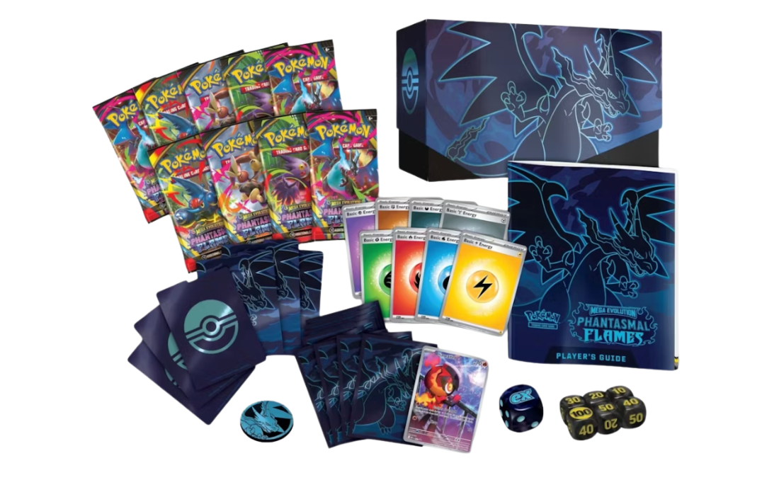 Pokémon Mega Evolution Phantasmal Flames Elite Trainer Box