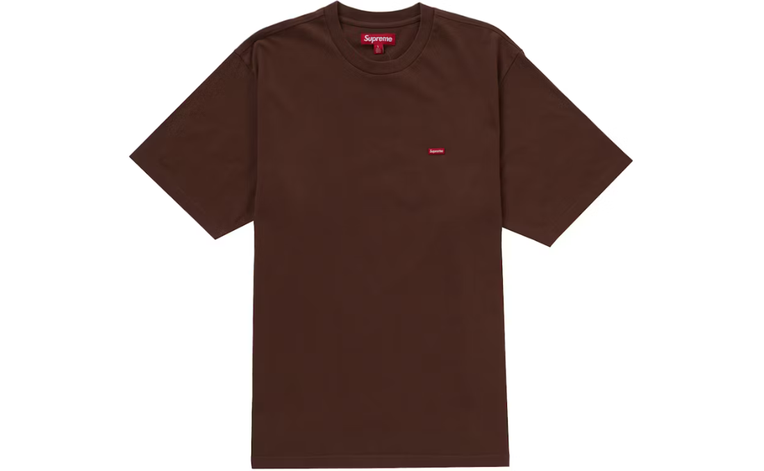 Supreme Small Box Tee Brown