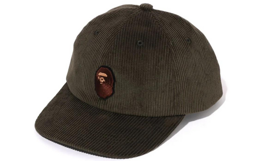 BAPE Ape Head Corduroy Cap Green