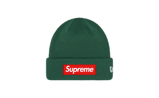 Supreme New Era Box Logo Beanie Green