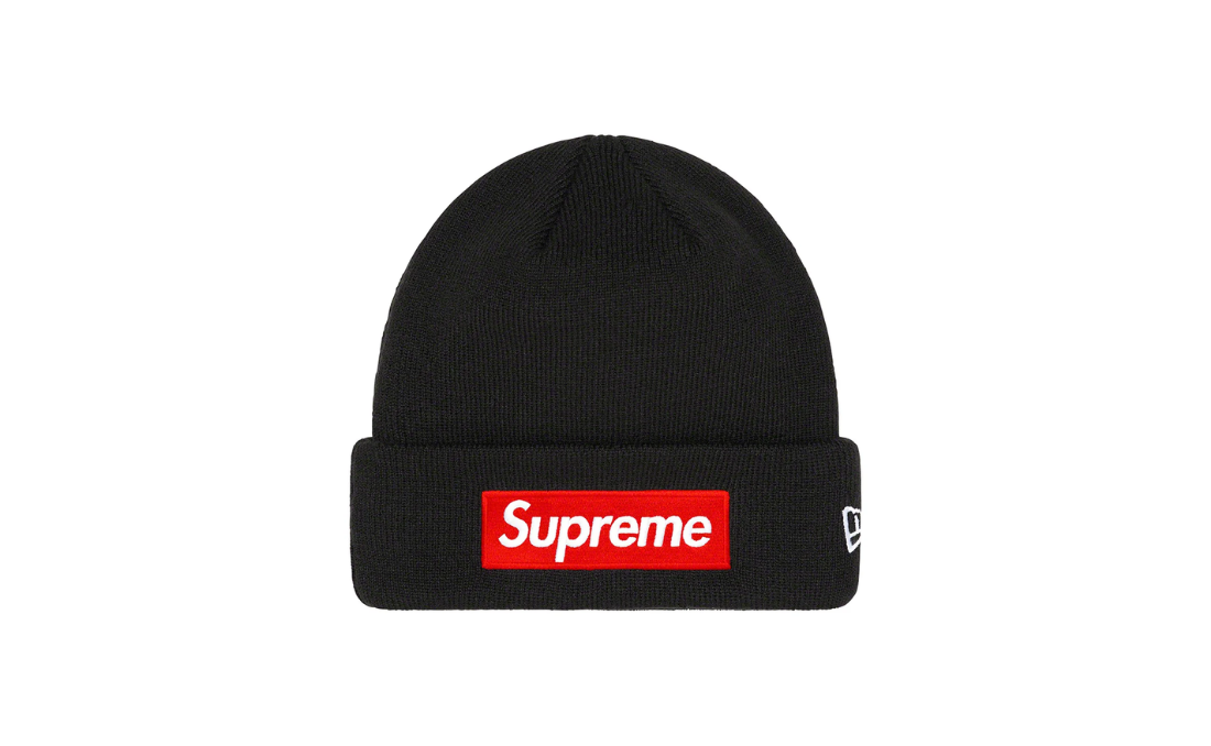 Supreme New Era Box Logo Beanie Black