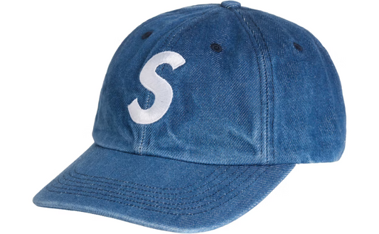 Supreme Pigment S Logo 6-Panel Denim