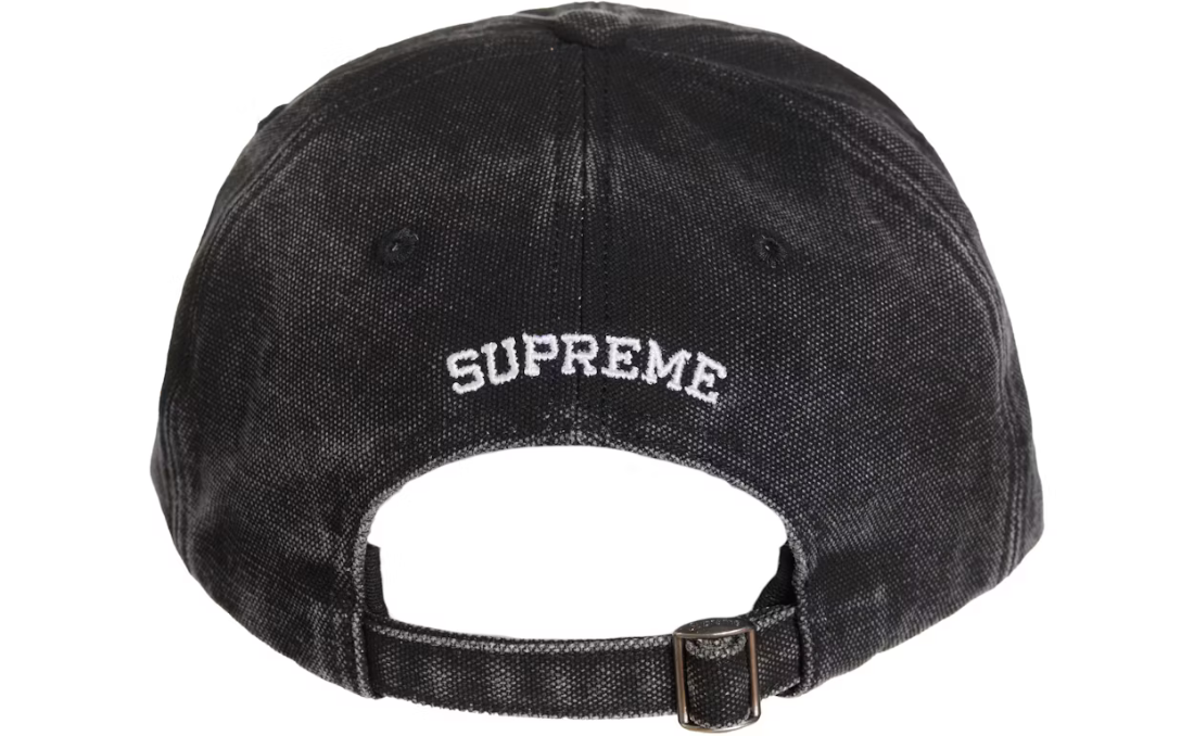 Supreme Pigment S Logo 6-Panel Black