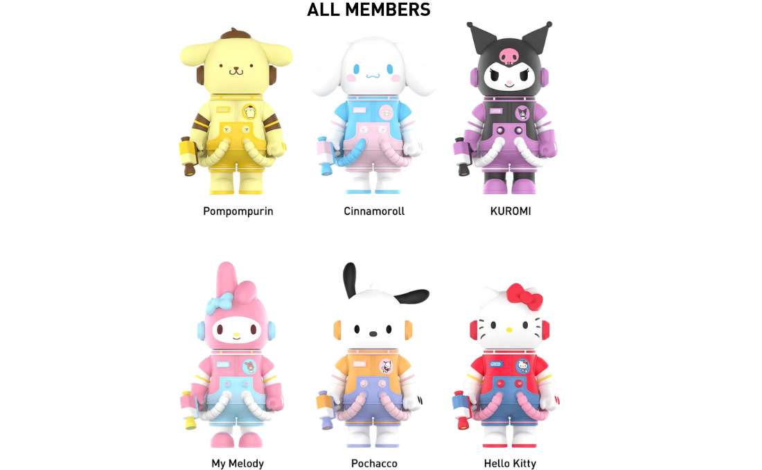 MEGA SPACE MOLLY 400% Sanrio Characters Series Set