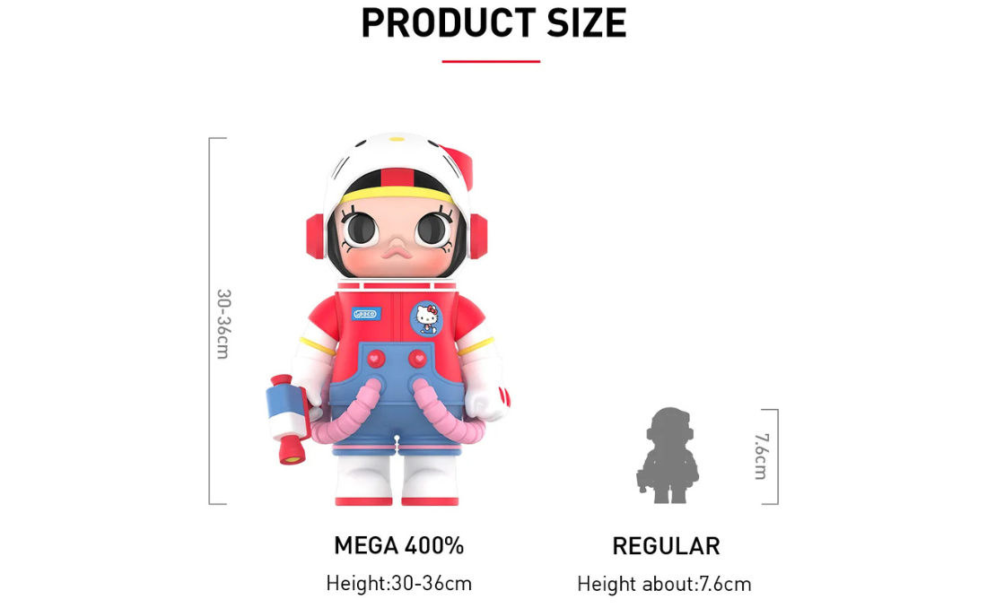 MEGA SPACE MOLLY 400% Sanrio Characters Series Set