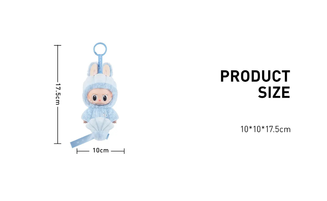 LABUBU HIDE AND SEEK IN SINGAPORE Vinyl Plush Doll Pendant