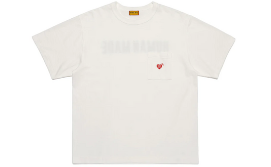 HUMAN MADE POCKET TEE MINI HEART SHIRT WHITE
