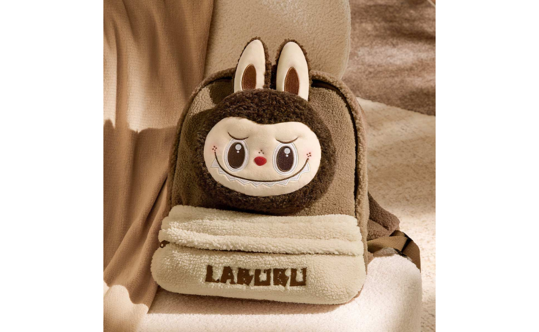 LABUBU Berber Fleece Backpack (Brown) – Auto Kicks PH