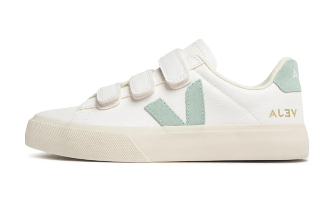 VEJA RECIFE CHROMEFREE LEATHER WHITE MATCHA